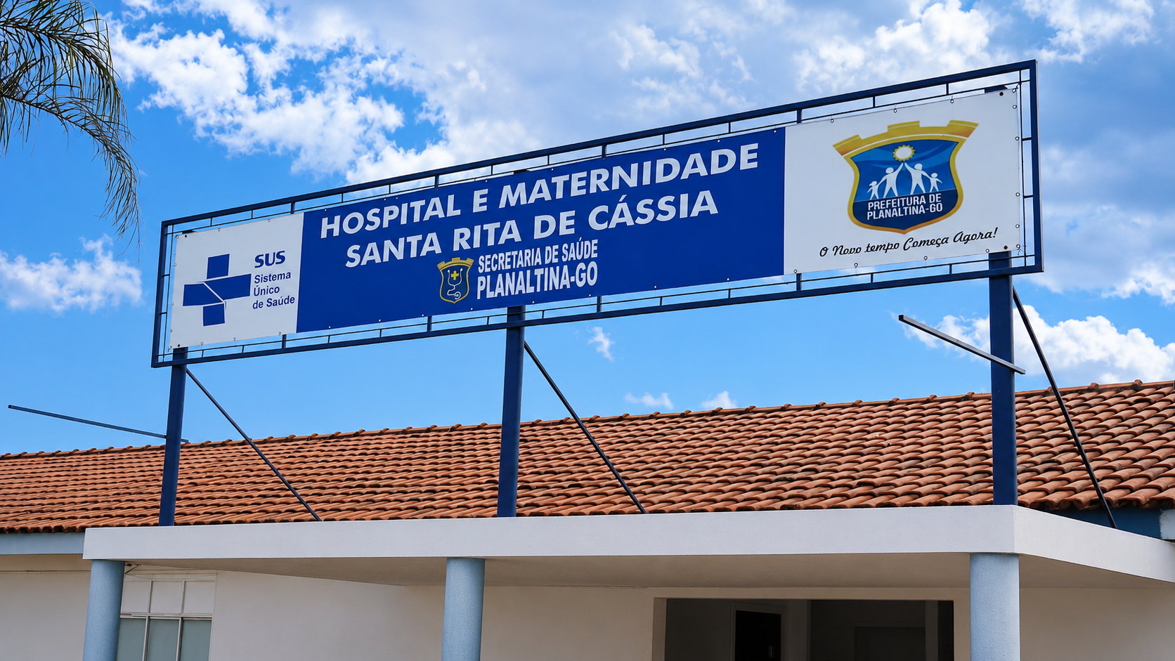 Fachada do Hospital e Maternidade Santa Rita de Cássia